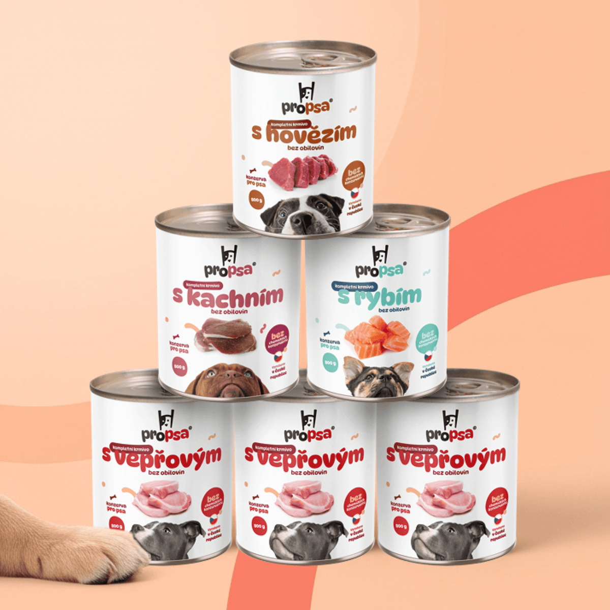 ProPsa kompletní krmivo - S rybou 800g