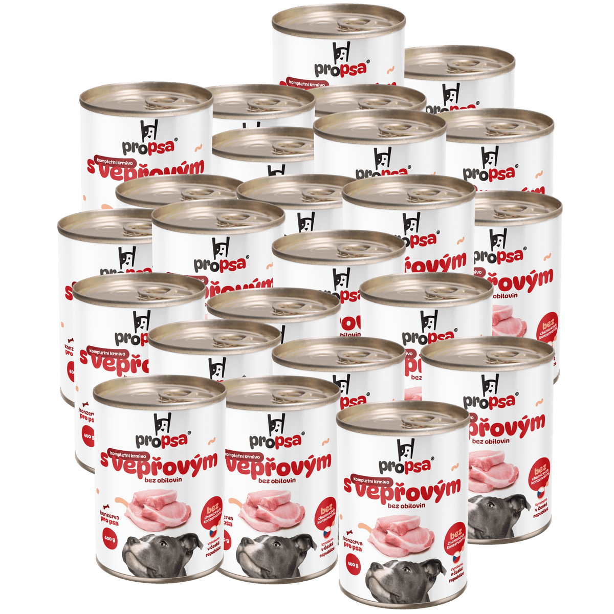 PROPSA výhodné balení 24ks - S vepřovým 400g