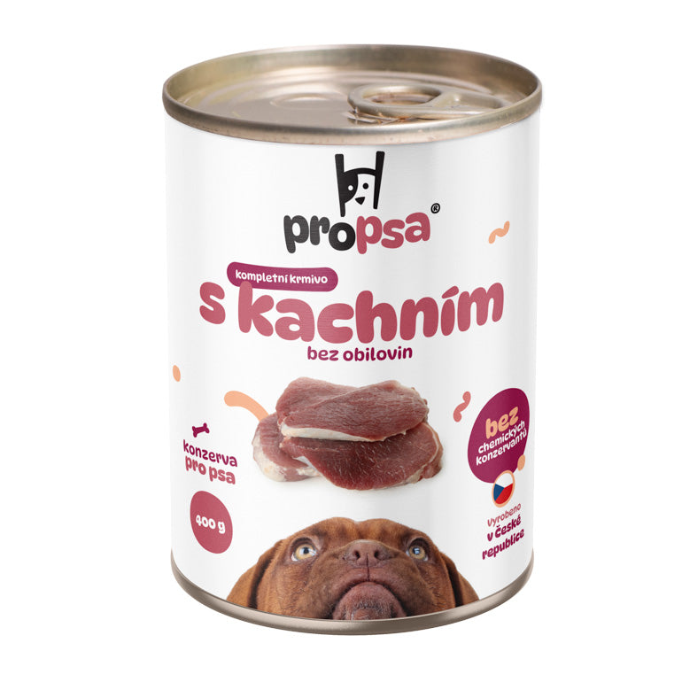 ProPsa kompletní krmivo - S kachnou 400g
